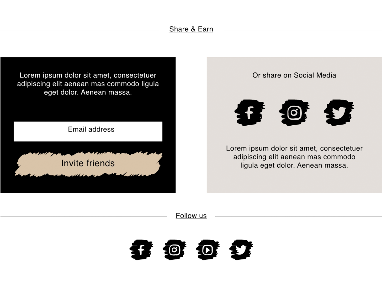 Connect users to your social media profiles with ease.